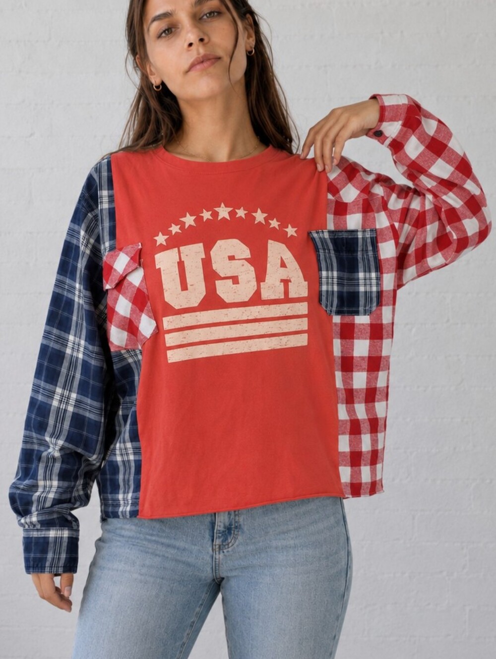 Upcycled- Homegrown Americana Campfire Tee